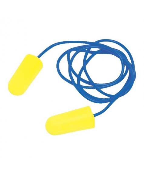 Boîte de 200 paires de bouchons d'oreille cordés jetables EARsoft™ NEON - 3M