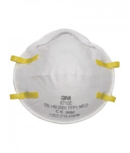 Boîte de 20 masques jetables coques anti-poussière FFP1 8710E  - 3M - Masques jetables - 2