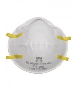Boîte de 20 masques jetables coques anti-poussière FFP1 8710E  - 3M - Masques jetables - 2