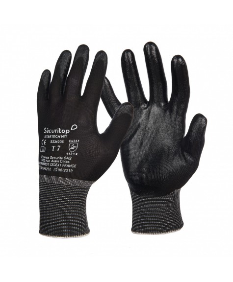 12 Paires de gants manipulation fine Startech'nit - Sécuritop - SECURITOP