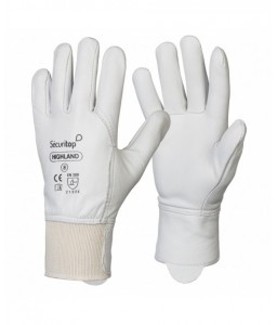Paire de gants de manutention cuir Highland - Sécuritop - SECURITOP