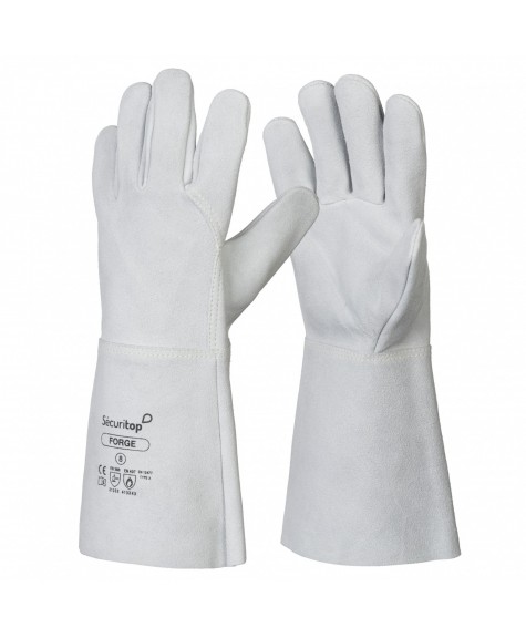 Paire de Gants soudeurs cuir Forge - Sécuritop - SECURITOP