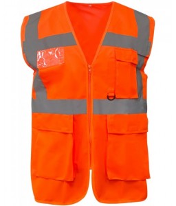 GILET HAUTE VISIBILITE LUMEN MULTIPOCHES RECYCLÉ - Sécuritop - SECURITOP