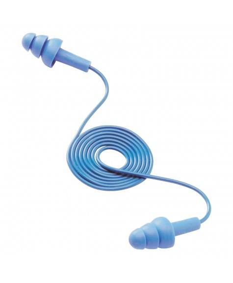 Boîte de 50 paires de bouchons d'oreilles cordés jetables et détectables au métal TRACER™ - 3M