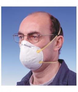 Boîte de 5 masques jetables coques anti-poussière avec soupape 8822 FFP2 - 3M - Masques jetables - 2