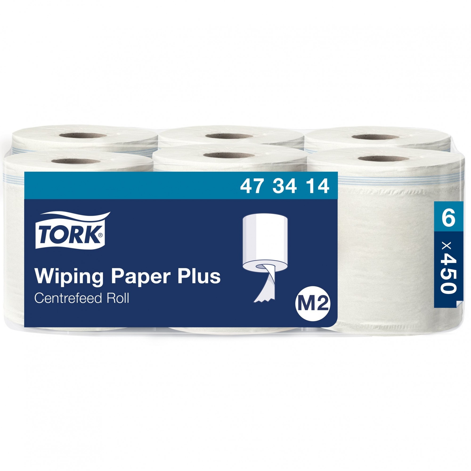 6 rouleaux de papier d'essuyage à dévidage central - Tork