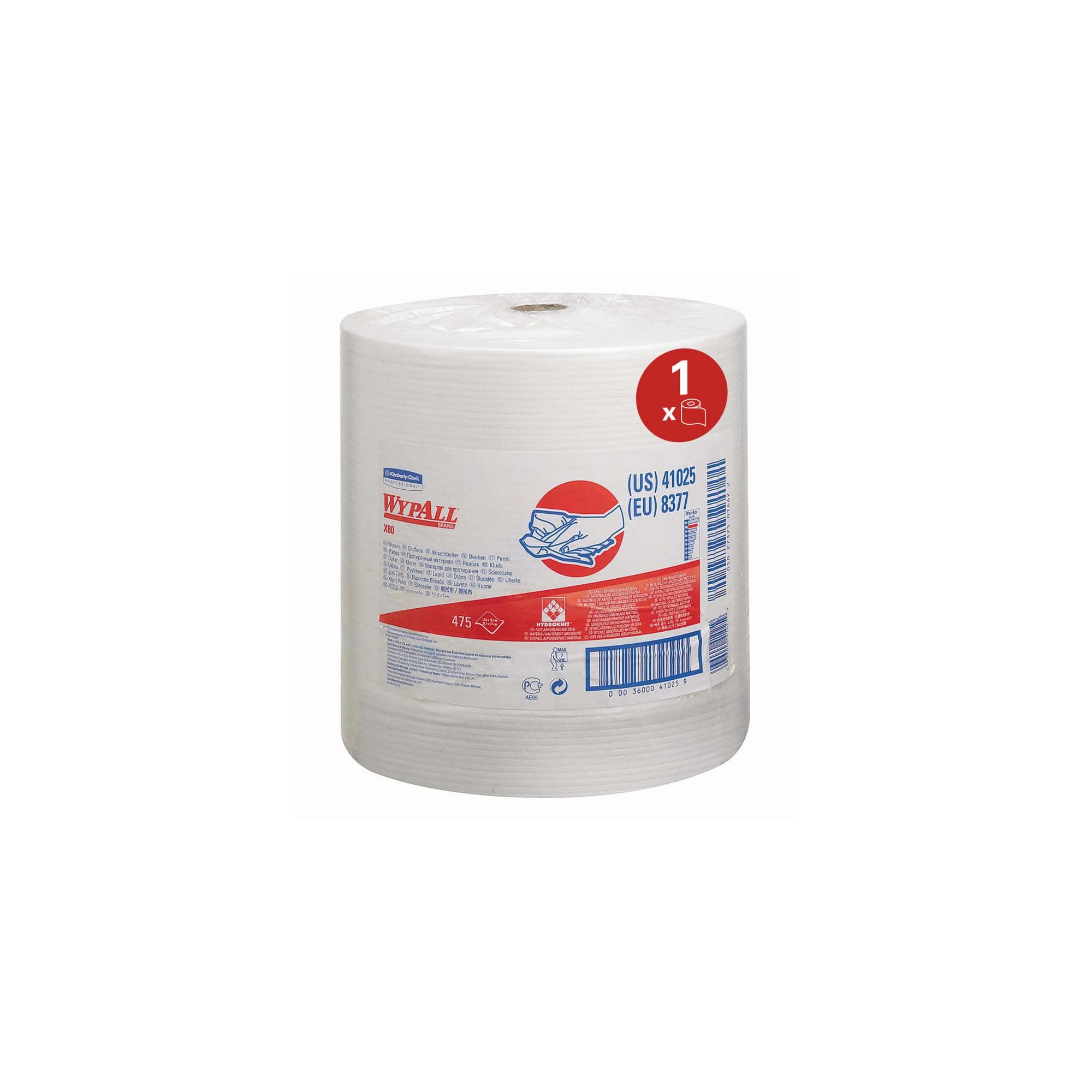 Rouleau de chiffons non-tissés wypall 8377 - Kimberly Clark - KIMBERLY-CLARK