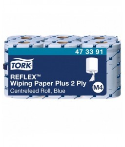 6 bobines de papier essuyage multi-usages Tork Reflex™ M4 - Tork