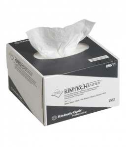 Boîte distributrice de 280 essuyeurs de précision Kimtech® 7552 - KIMBERLY-CLARK - Ouate - 3