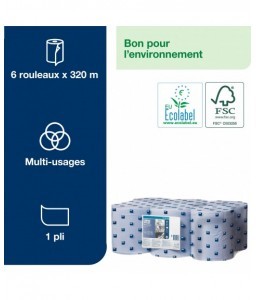 6 bobines de papier essuyage usages courants Tork M2 - Tork - Ouate - 4