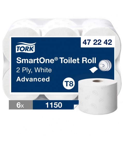 6 rouleaux de papier toilette Smartone® 1150F - Tork