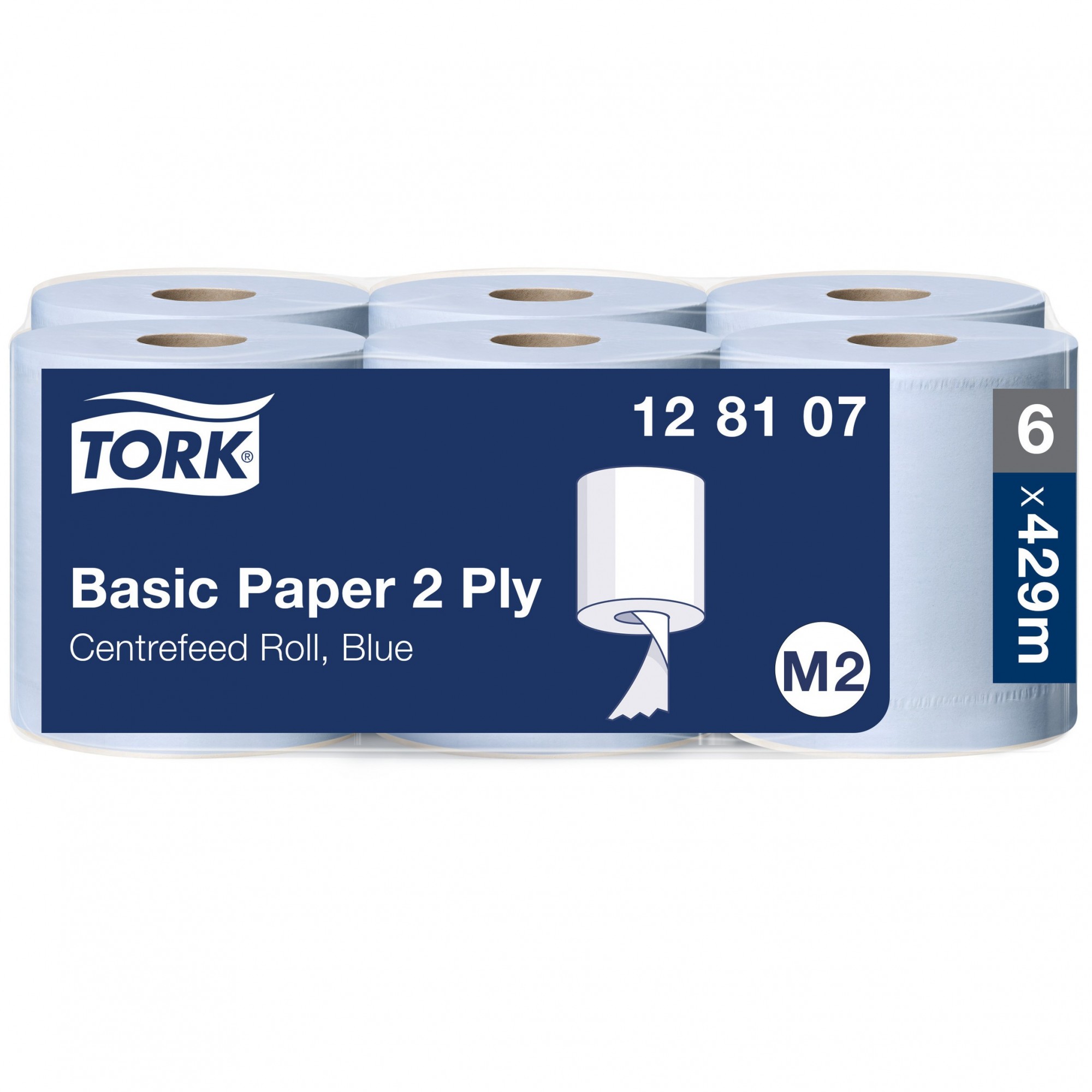 6 bobines de papier essuyage basic - Tork