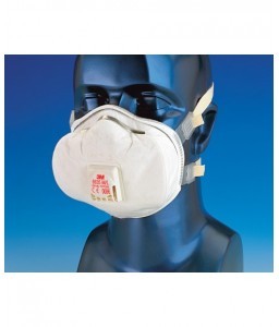 Boîte de 5 masques jetables coques anti-poussière avec soupape 8835+ FFP3 - 3M