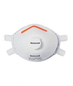 Boîte de 5 masques jetables coques anti-poussière avec soupape 5321 FFP3 - HONEYWELL