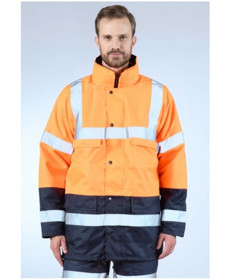 Parka de travail 4 en 1 haute visibilité - DMD