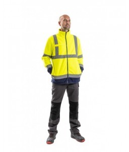 Polaire Haute-visibilité Liverpool recyclée - Sécuritop - SECURITOP - Vestes et blousons - 8