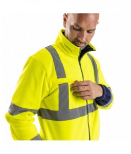 Polaire Haute-visibilité Liverpool recyclée - Sécuritop - SECURITOP - Vestes et blousons - 9