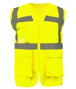 GILET HAUTE VISIBILITE LUMEN MULTIPOCHES RECYCLÉ - Sécuritop - SECURITOP - Gilets et chasubles - 2