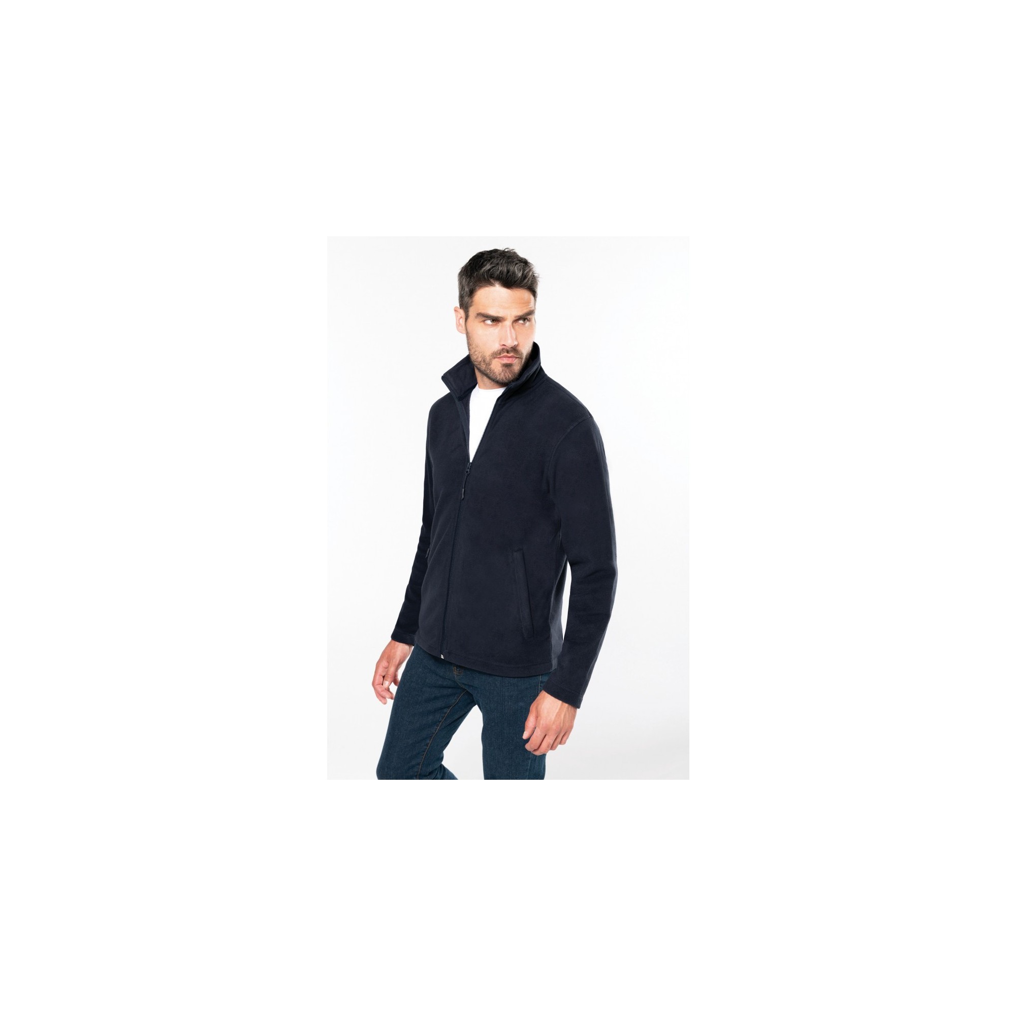 Veste de travail MICRO POLAIRE FULL ZIP FALCO - KARIBAN