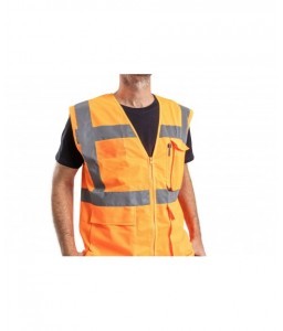 GILET HAUTE VISIBILITE LUMEN MULTIPOCHES RECYCLÉ - Sécuritop - SECURITOP - Gilets et chasubles - 5