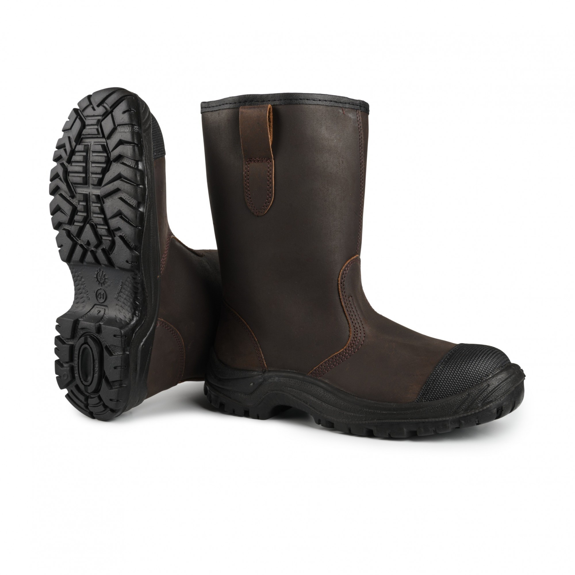 Botte de securite cuir fourree Securitop Grizzly S3