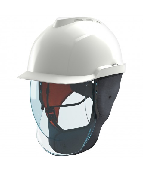 Casque de protection électricien non aéré V-GARD® 950 CLASSE 2 avec écran rétractable - MSA