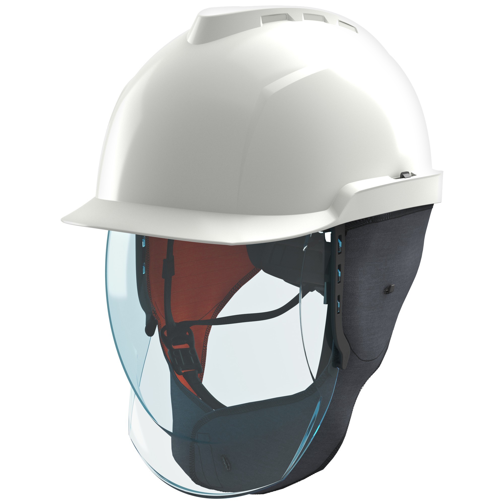 Casque de protection électricien non aéré V-GARD® 950 CLASSE 2 avec écran rétractable - MSA