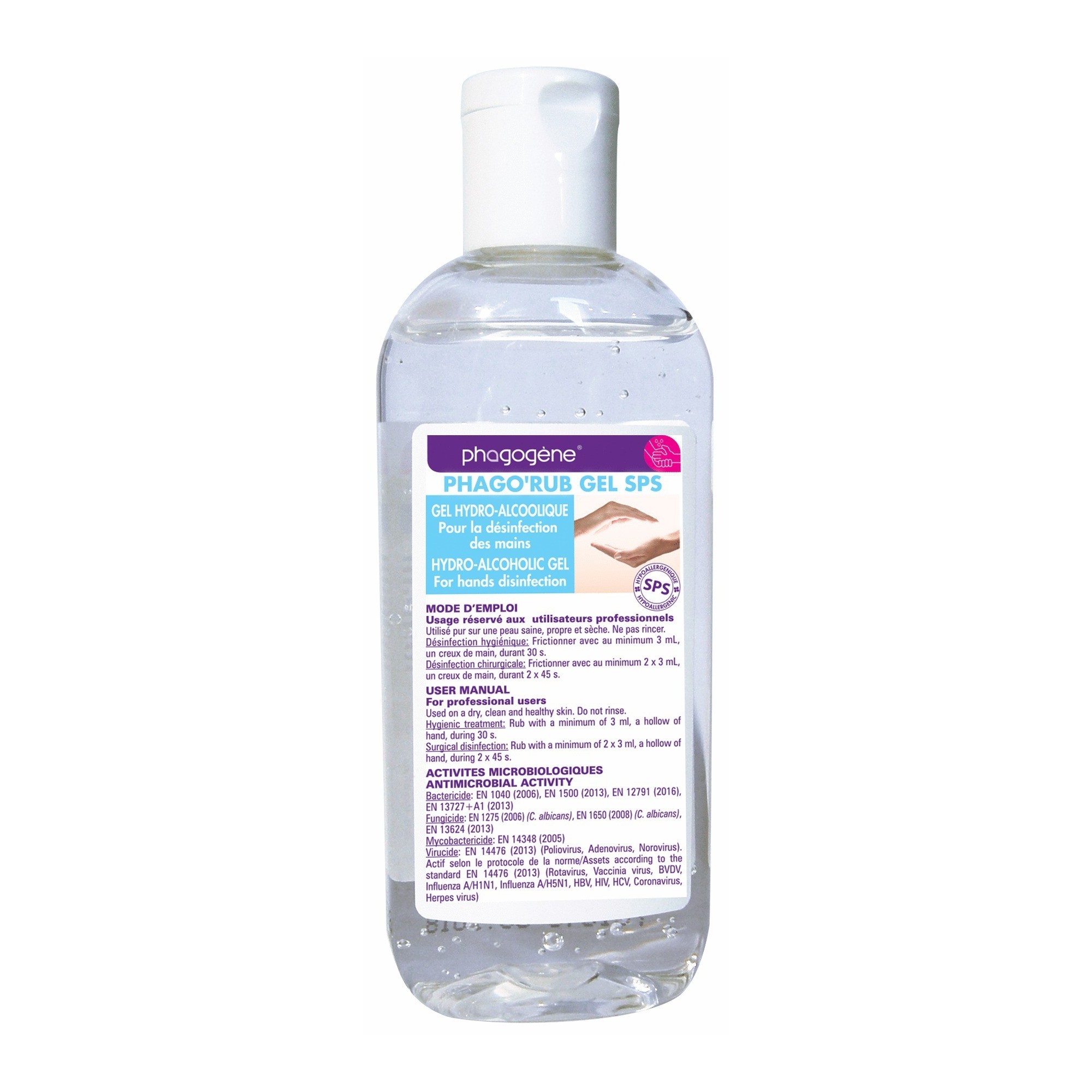 Flacon de gel hydro-alcoolique 100ml - CHRISTEYNS