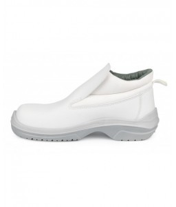 Chaussure de sécurité montante blanche Bianco S2 - SECURITOP - Chaussures de sécurité blanches hautes - 3