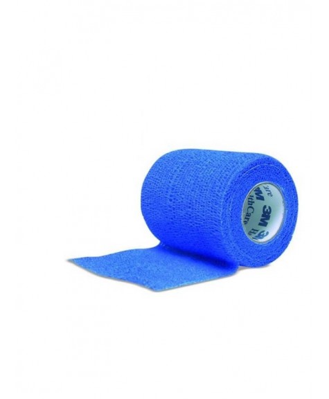 BANDE COHESIVE BLEU 4.5MX7.5CM - 3M