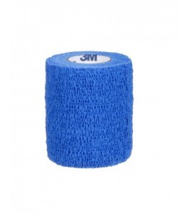 BANDE COHESIVE BLEU 4.5MX7.5CM - 3M - Pansements et bandes - 2