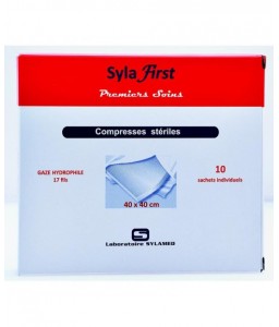 COMPRESSES GAZE STERILE 10CM