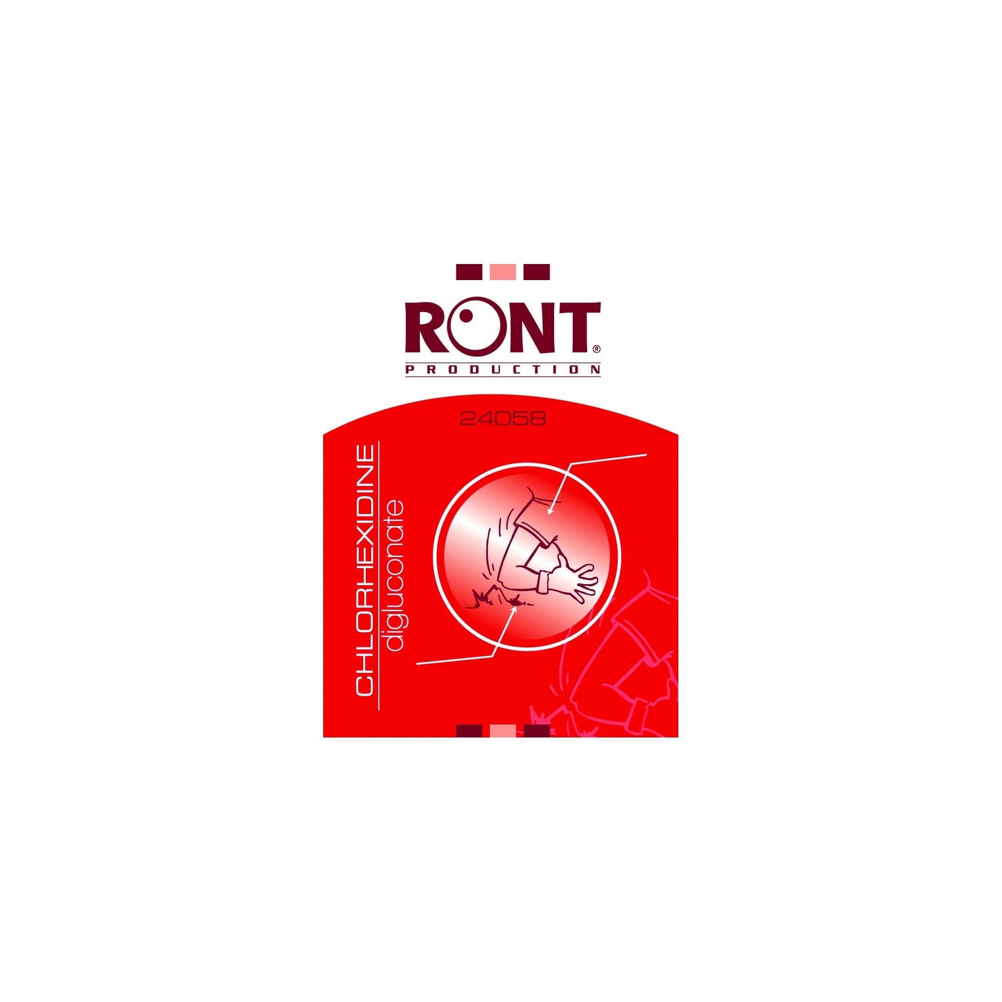 SAC 10 LINGETTES CHLORHEXIDINE - RONT