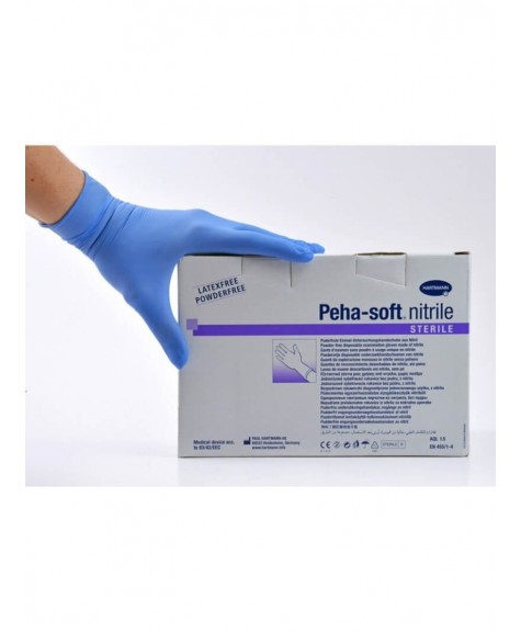 GANT STERILE NITRILE NP BLEU M - HARTMANN