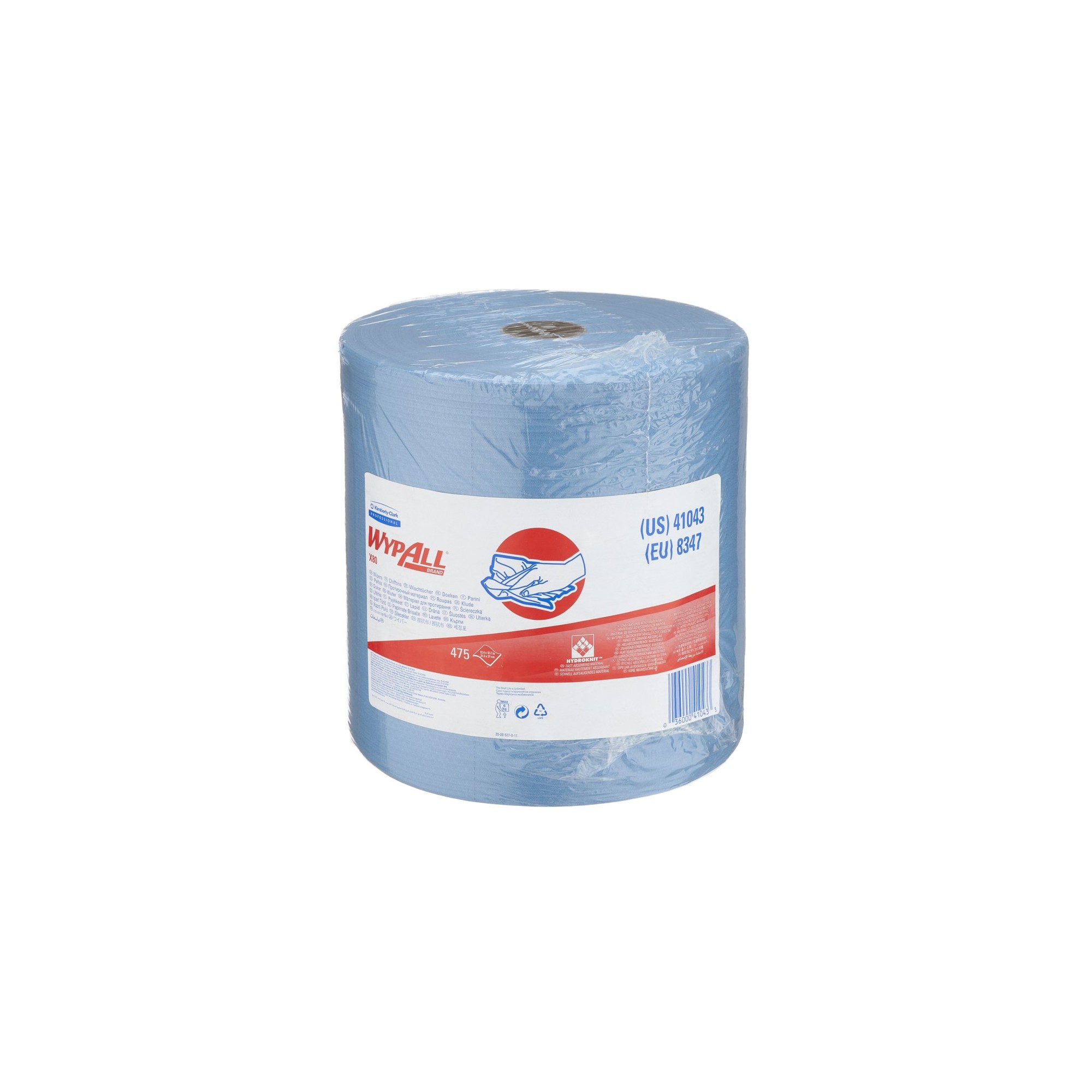 CHIFFONS WYPALL X80 BLEU 8347 - KIMBERLY-CLARK