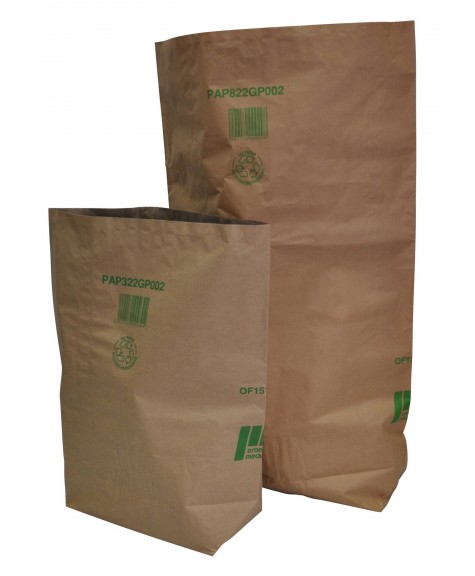 SAC A DECHETS PAPIER KRAFT 80L