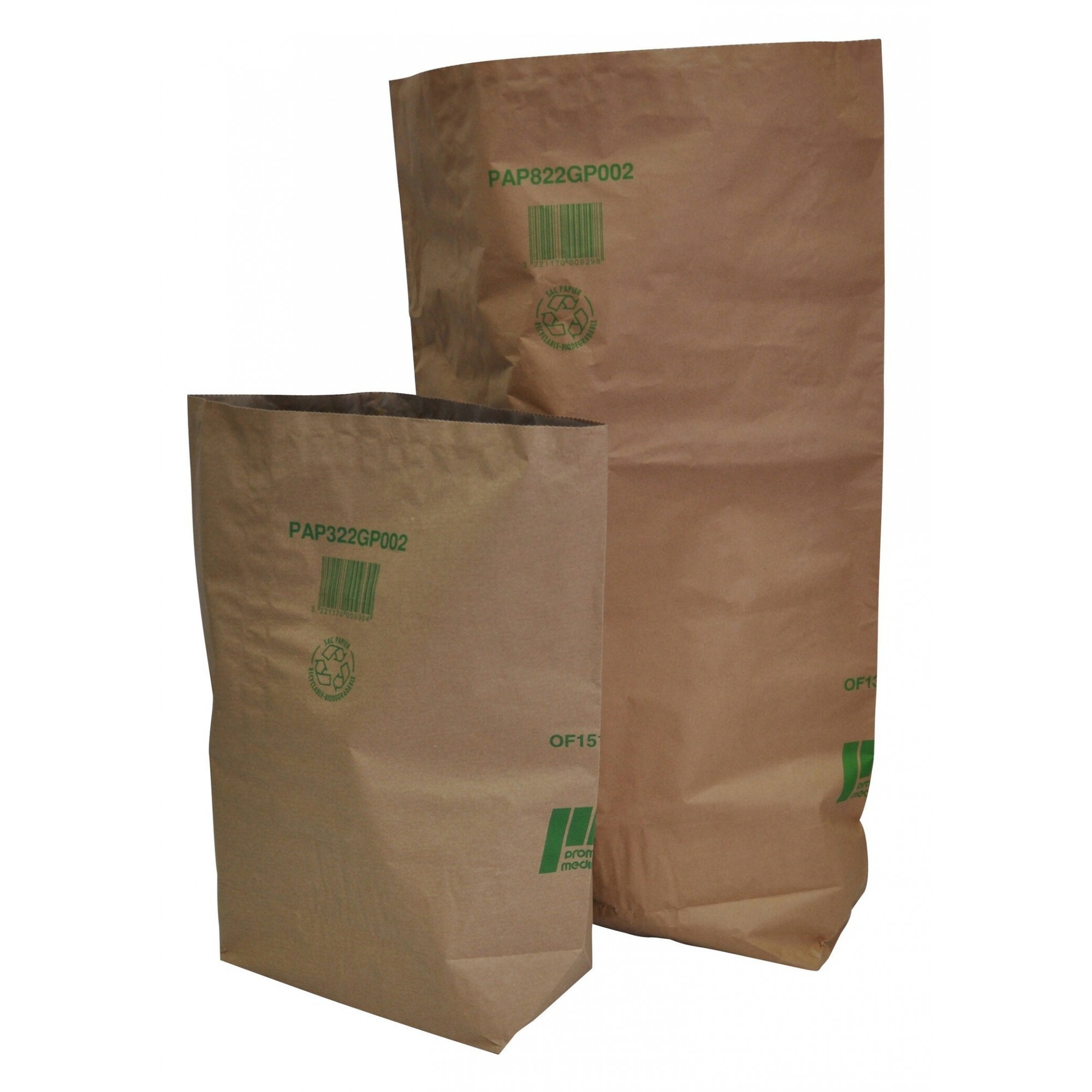 SAC A DECHETS PAPIER KRAFT 80L