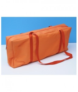 Brancard / civière orange compact et léger pliable en 4