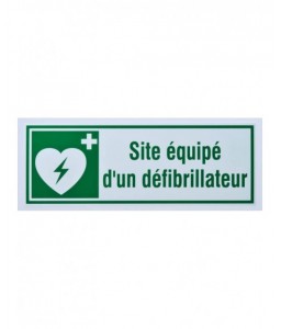 Panneau de signalisation Site équipé d'un défibrillateur - 2