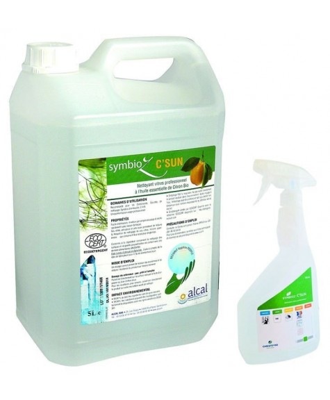 Nett  vitres & surfaces alimentaires SYMBIOZ C'SUN 5L - CHRISTEYNS