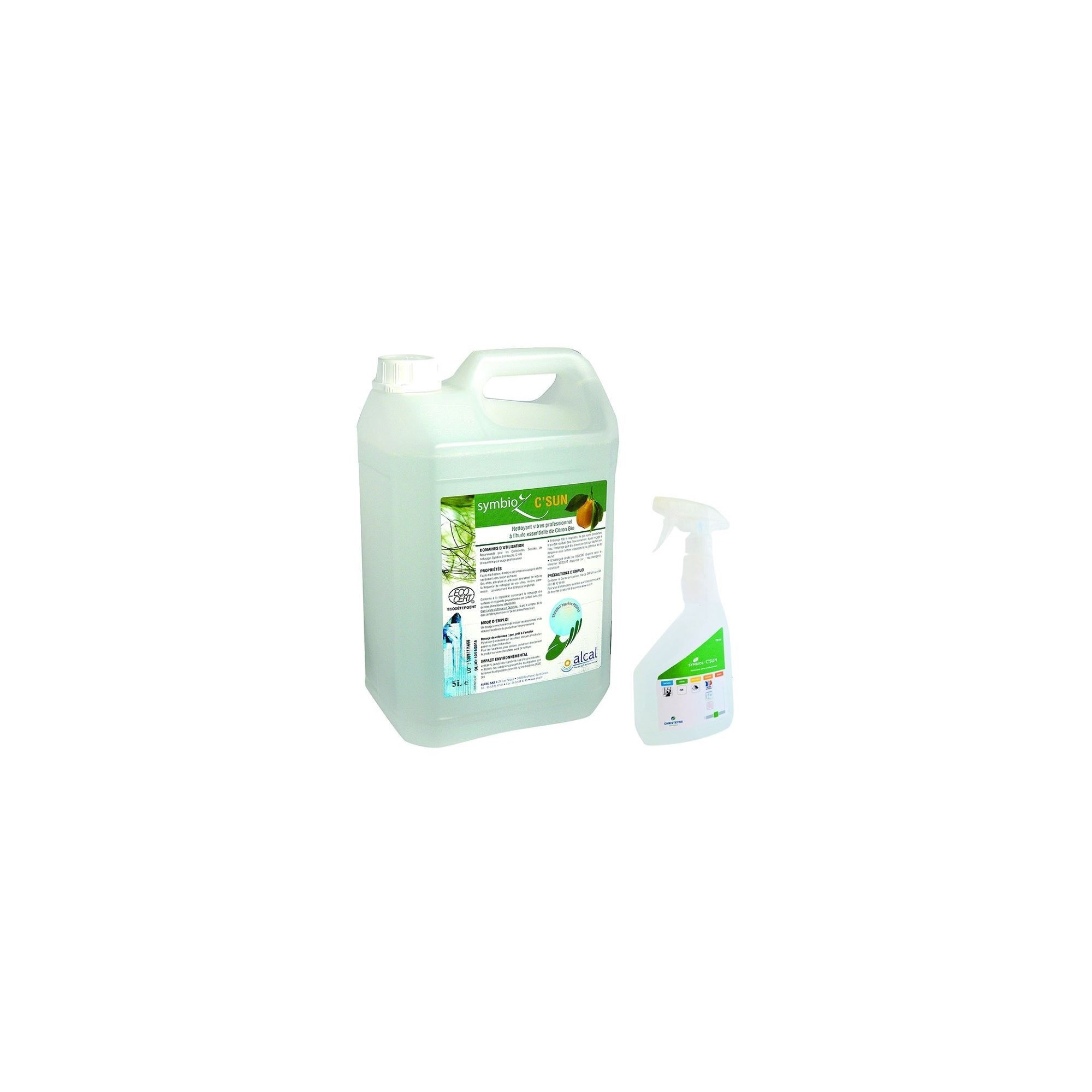 Nett  vitres & surfaces alimentaires SYMBIOZ C'SUN 5L - CHRISTEYNS