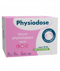 Boite de 30 unidoses sérum physiologique 10mL - GILBERT