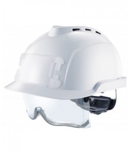 Casque de protection aéré avec surlunettes et porte-badge V-GARD 930® - MSA