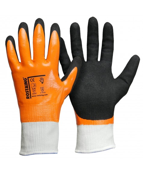 10 paires de gants nitrile stop oilcut - ROSTAING