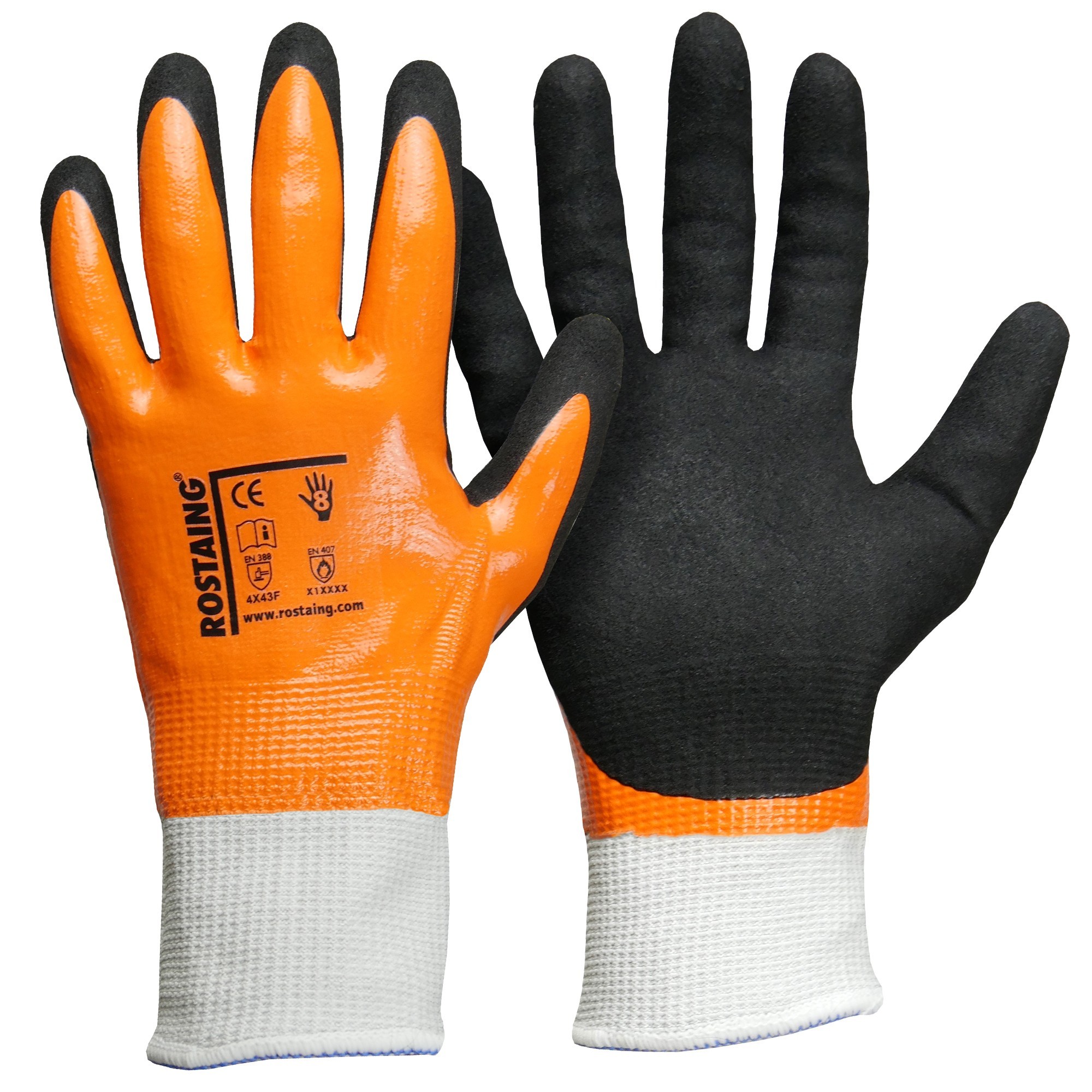 10 paires de gants nitrile stop oilcut - ROSTAING