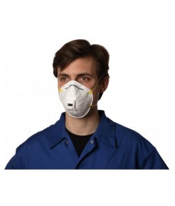 Boîte de 10 masques jetables coques anti-poussière avec soupape 8812 FFP1 - 3M - Masques jetables - 2